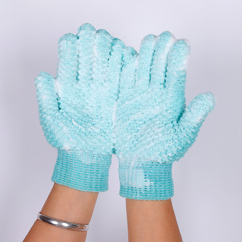 2PCS Exfoliating Bath Gloves S - огляд і ціна Men'S Accessories Types
