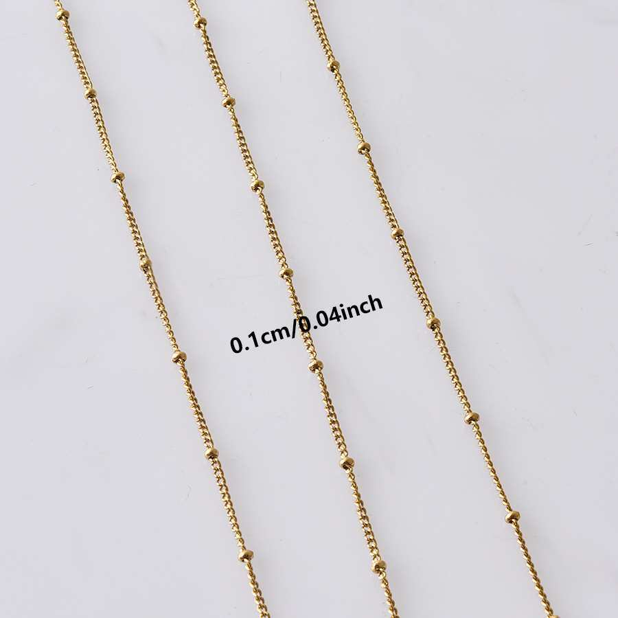 Side Clip Beads Long Chain Jew - огляд і ціна Men Accessories Neck Chain