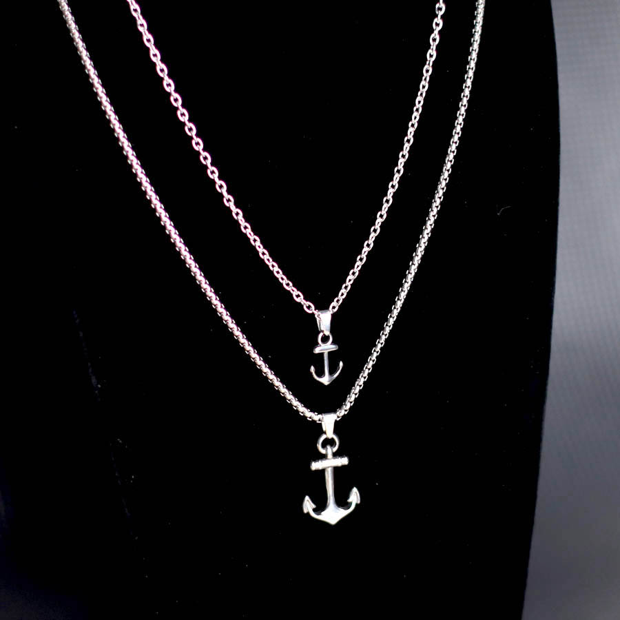 Hiphop Anchor Necklace For Men - огляд і ціна Men Accessories Neck Chain