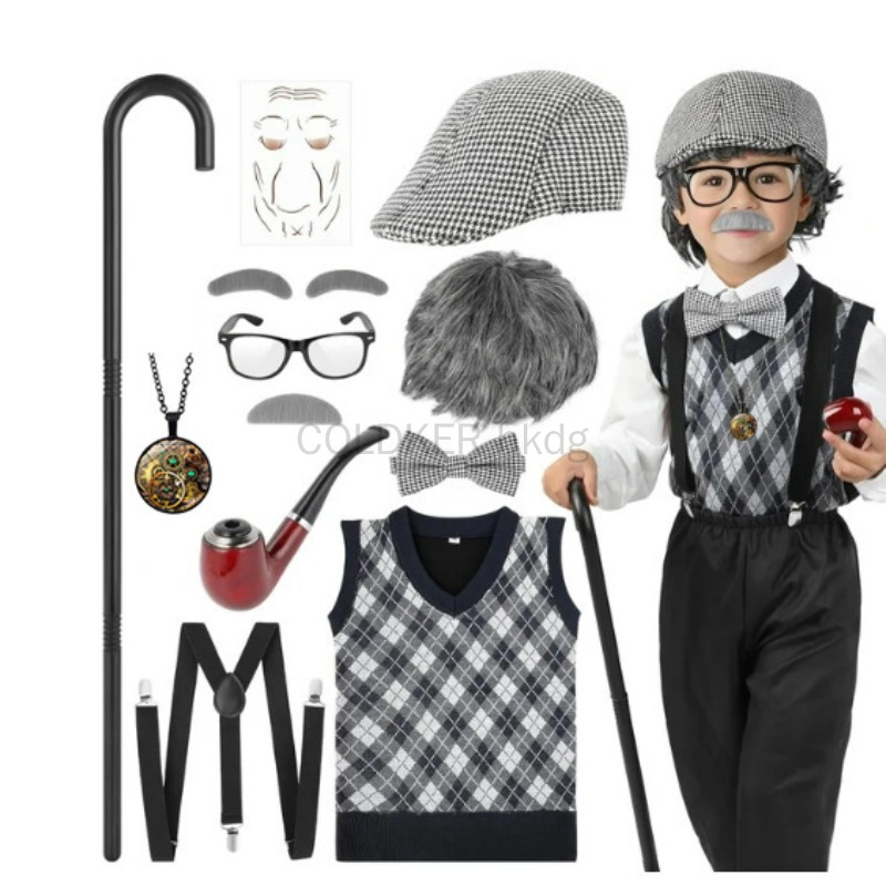 Halloween Festival Old Man Cos - огляд і ціна Men'S Accessories In The 1920S