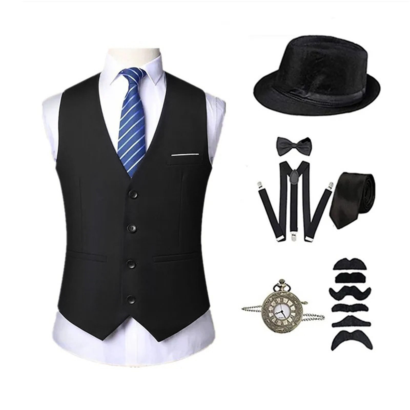 AwwwCos Mens 1920s Retro Costu - огляд і ціна Men'S Accessories In The 1920S