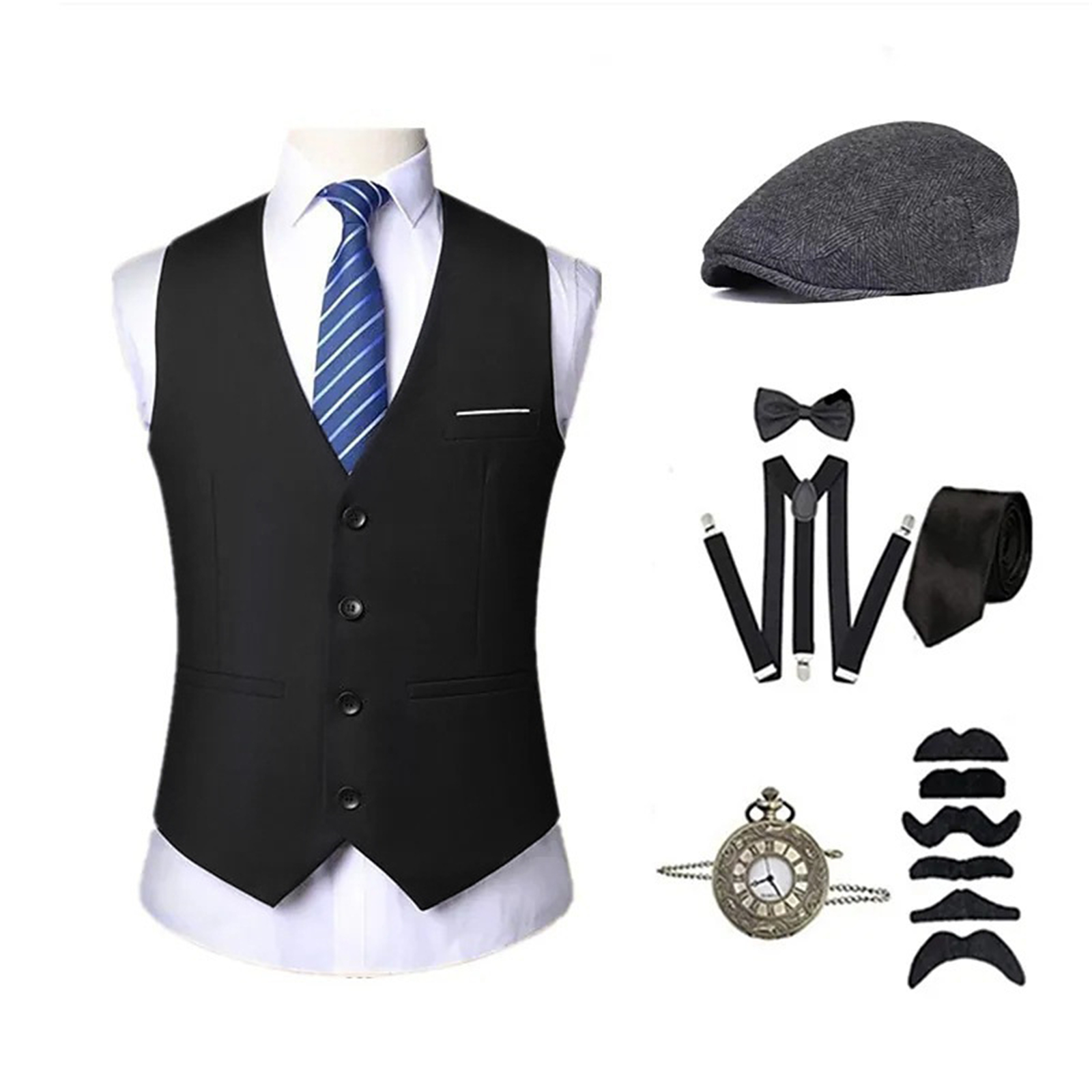 AwwwCos Mens 1920s Retro Costu - огляд і ціна Men'S Accessories In The 1920S