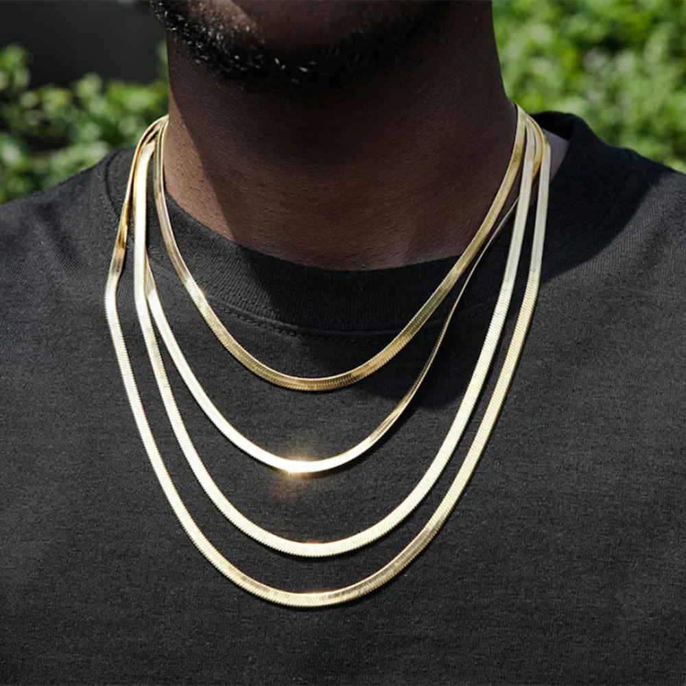 Stainless Steel Snake Chain Ne - огляд і ціна Men Accessories Neck Chain